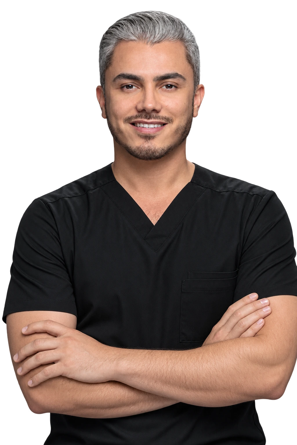 Dr. Mario de la Peña, cirujano urólogo, retrato profesional